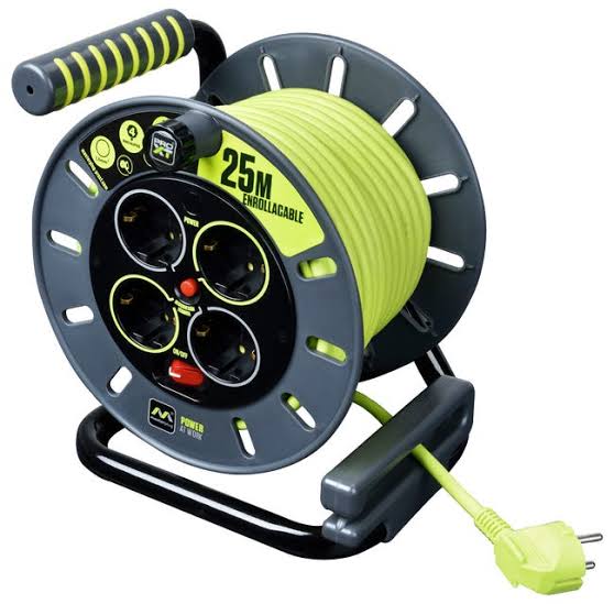 Alargador Cable 25 M Enrollable C. B.